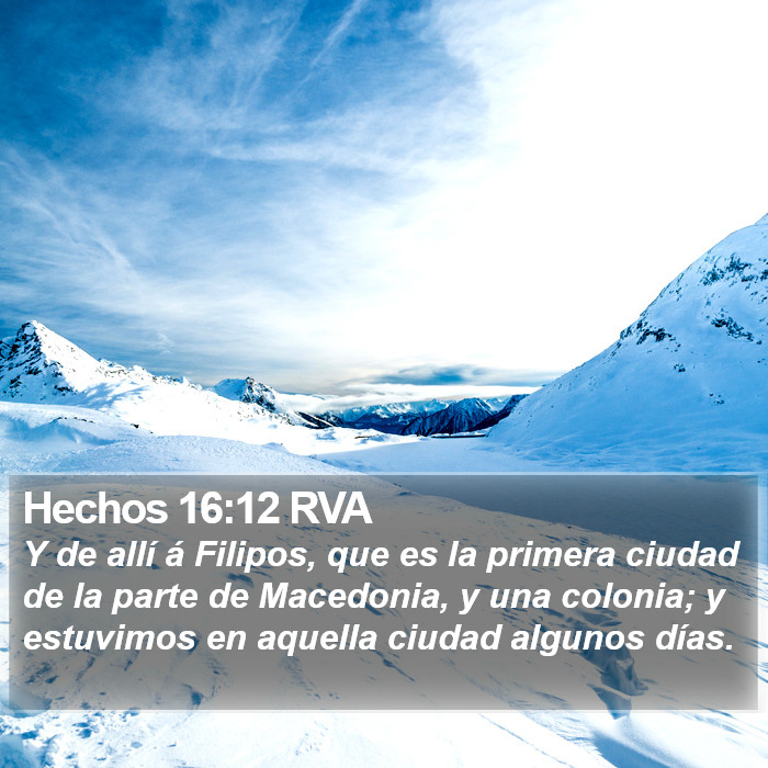 Hechos 16:12 RVA Bible Study