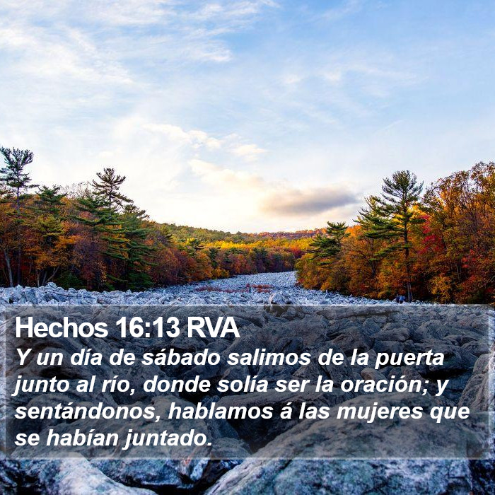 Hechos 16:13 RVA Bible Study