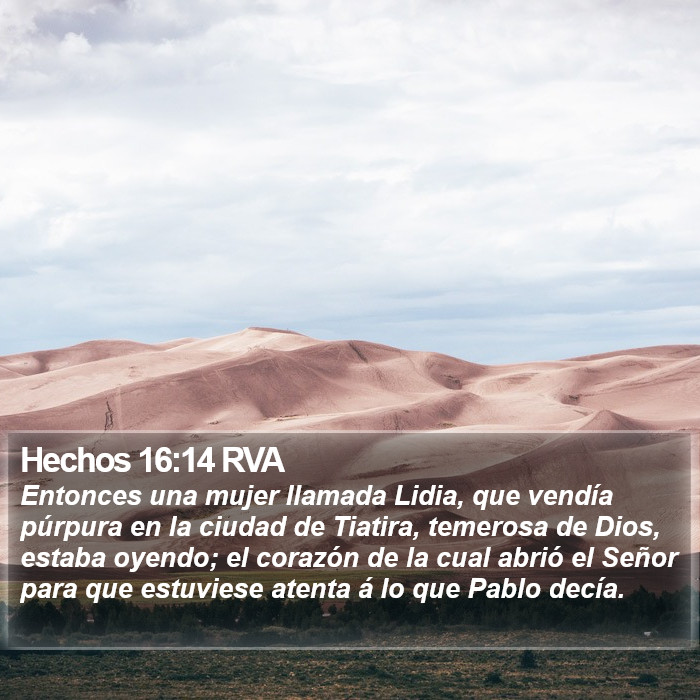 Hechos 16:14 RVA Bible Study