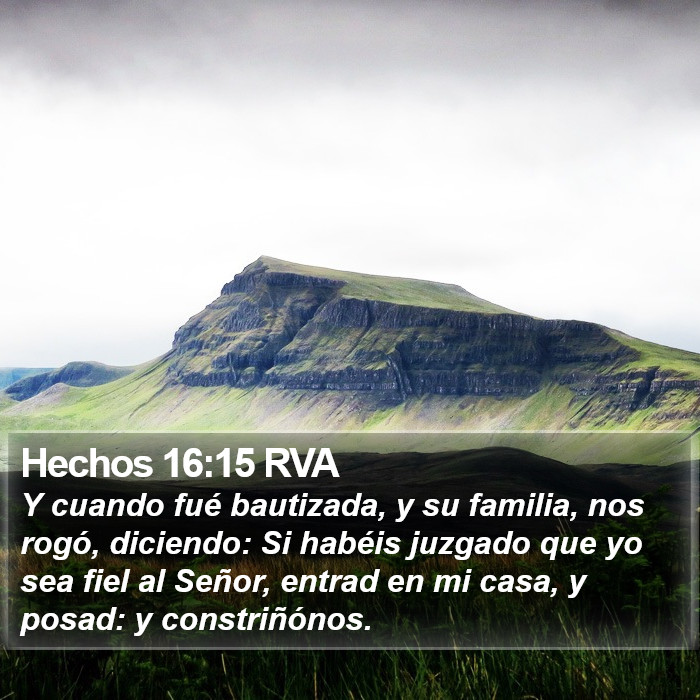 Hechos 16:15 RVA Bible Study