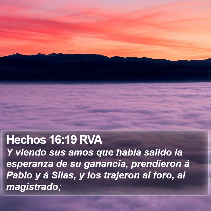 Hechos 16:19 RVA Bible Study