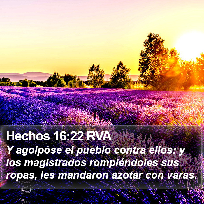 Hechos 16:22 RVA Bible Study