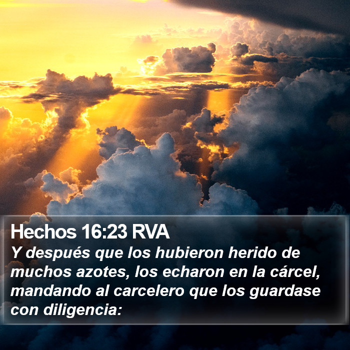 Hechos 16:23 RVA Bible Study