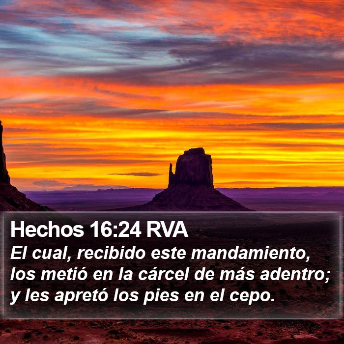 Hechos 16:24 RVA Bible Study