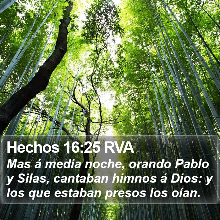 Hechos 16:25 RVA Bible Study