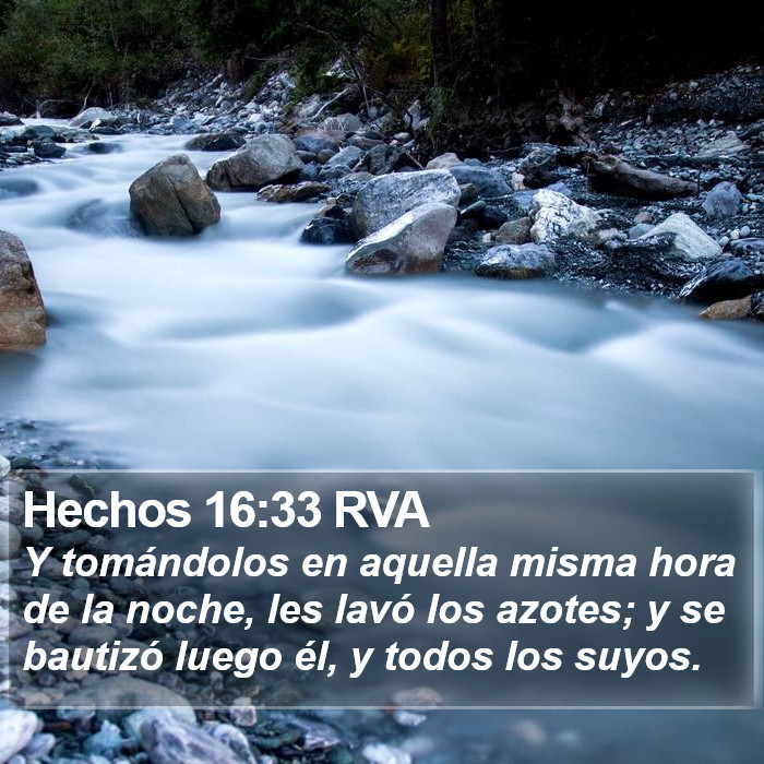 Hechos 16:33 RVA Bible Study