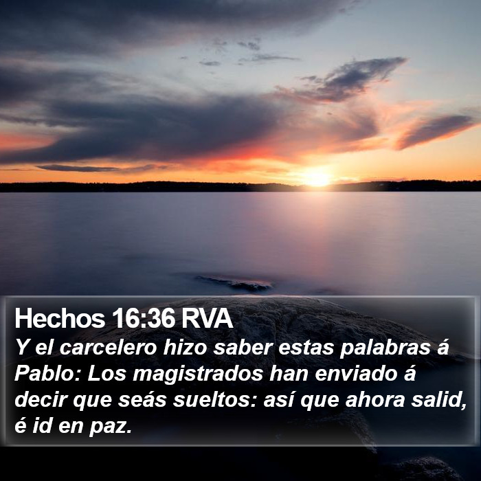 Hechos 16:36 RVA Bible Study