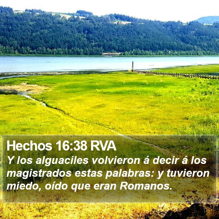 Hechos 16:38 RVA Bible Study