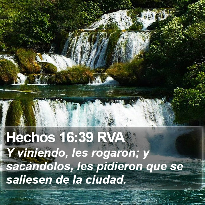 Hechos 16:39 RVA Bible Study