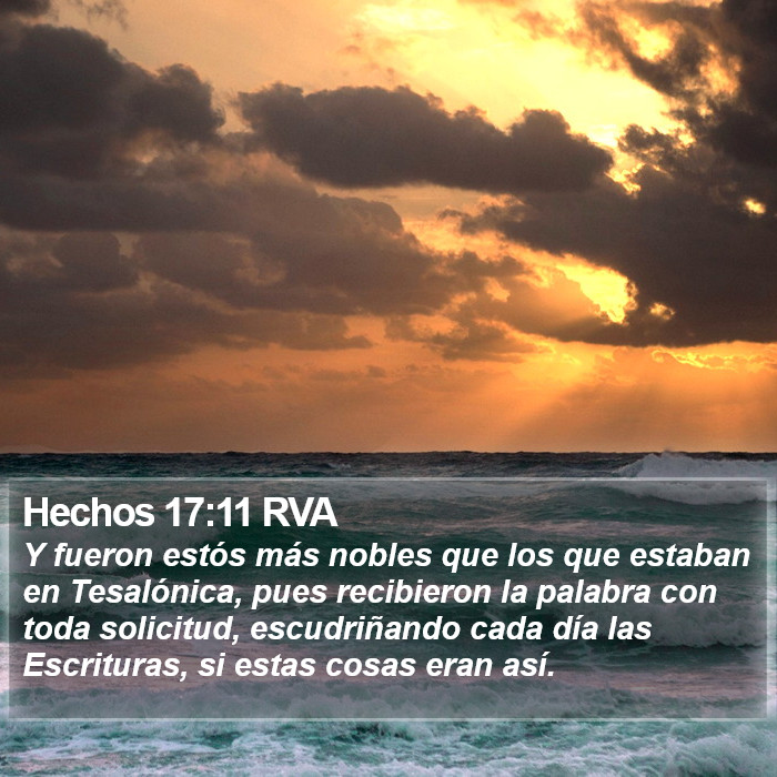 Hechos 17:11 RVA Bible Study