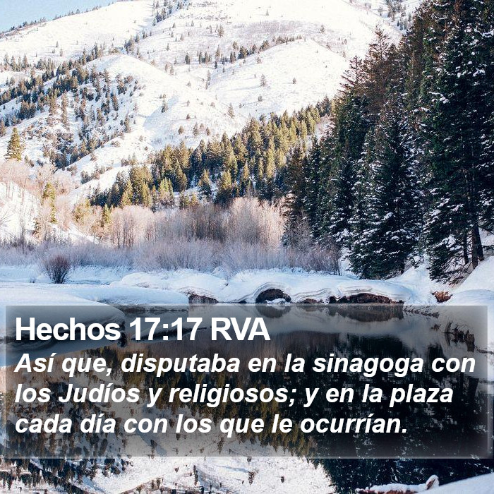 Hechos 17:17 RVA Bible Study