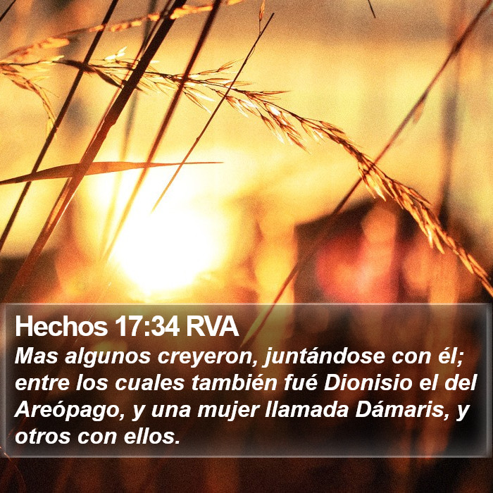 Hechos 17:34 RVA Bible Study