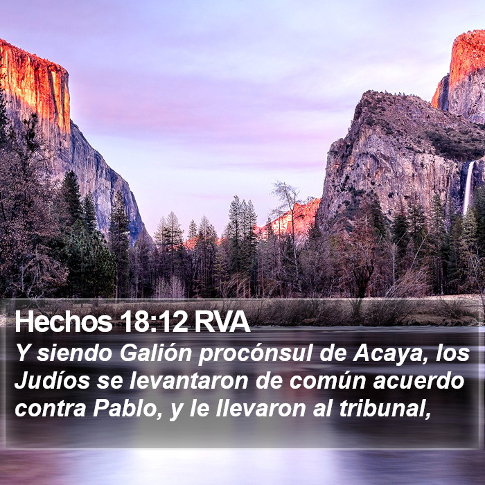 Hechos 18:12 RVA Bible Study