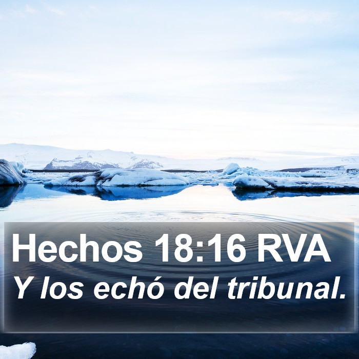 Hechos 18:16 RVA Bible Study