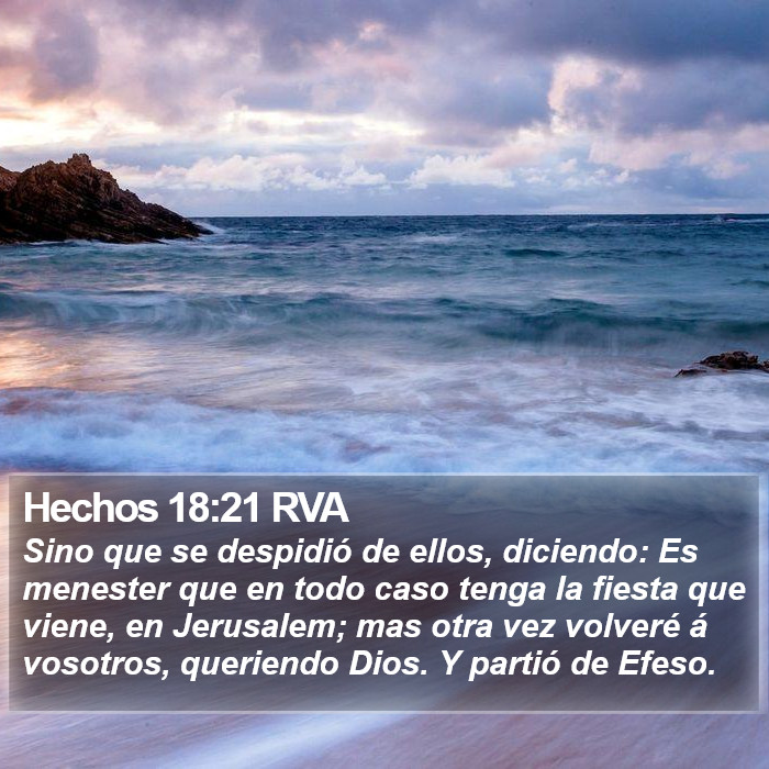 Hechos 18:21 RVA Bible Study