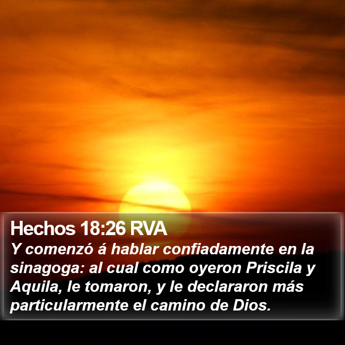 Hechos 18:26 RVA Bible Study