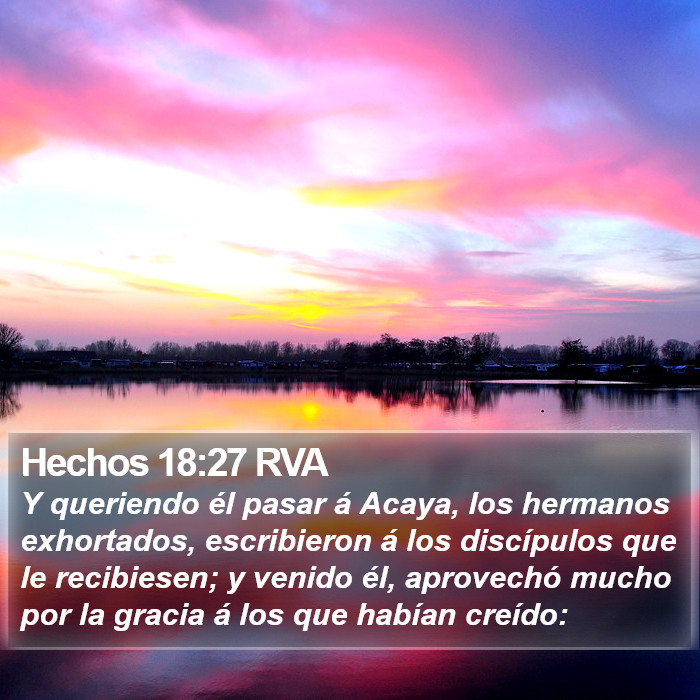 Hechos 18:27 RVA Bible Study