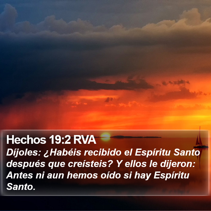 Hechos 19:2 RVA Bible Study