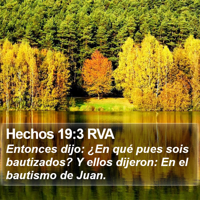 Hechos 19:3 RVA Bible Study