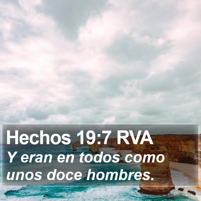 Hechos 19:7 RVA Bible Study