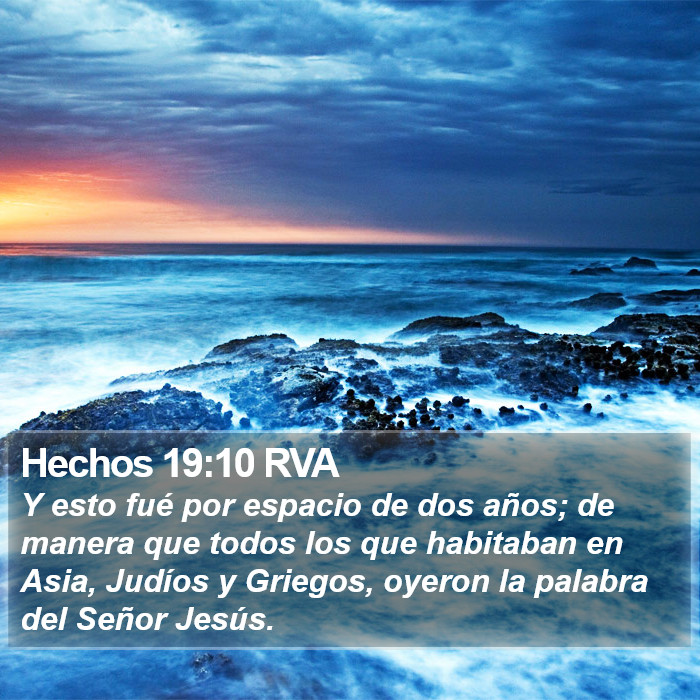 Hechos 19:10 RVA Bible Study