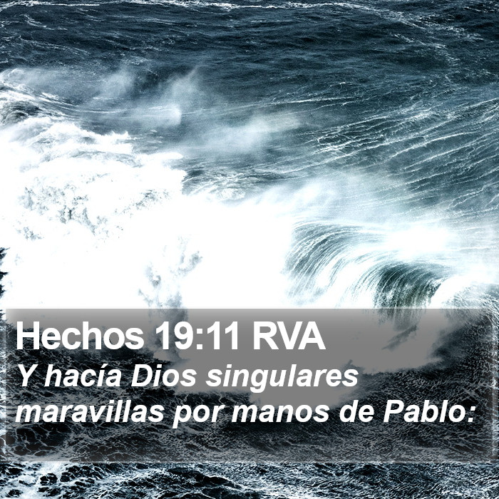 Hechos 19:11 RVA Bible Study