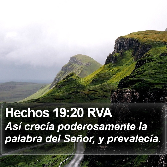 Hechos 19:20 RVA Bible Study