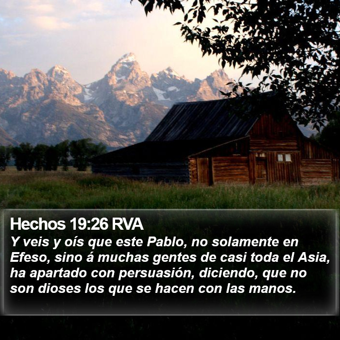 Hechos 19:26 RVA Bible Study