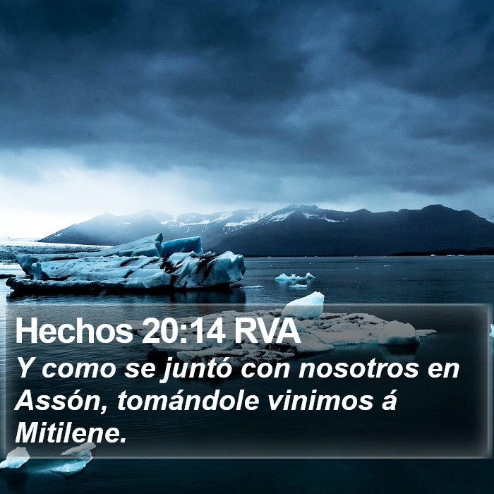Hechos 20:14 RVA Bible Study