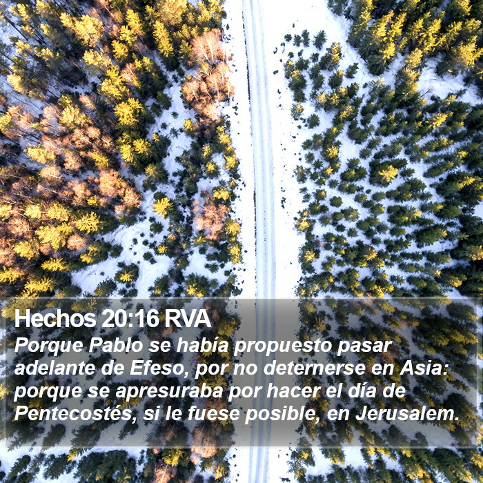 Hechos 20:16 RVA Bible Study