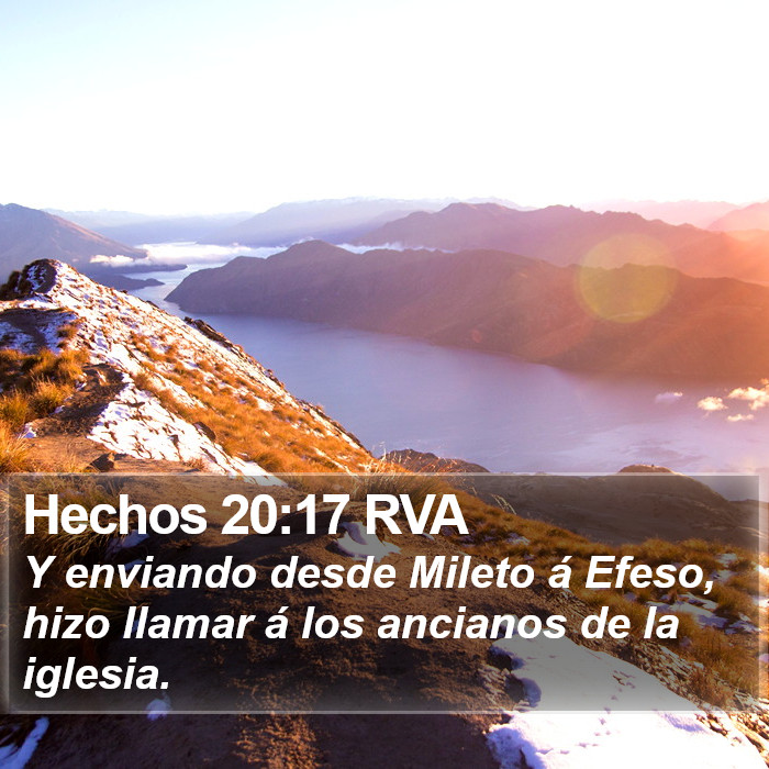 Hechos 20:17 RVA Bible Study