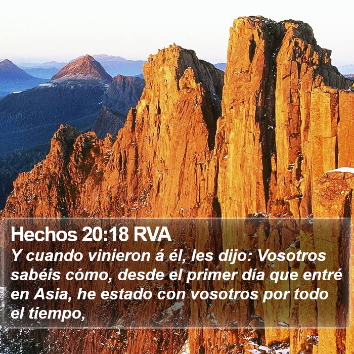 Hechos 20:18 RVA Bible Study