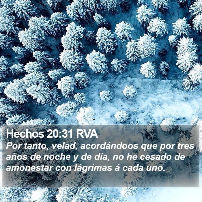 Hechos 20:31 RVA Bible Study