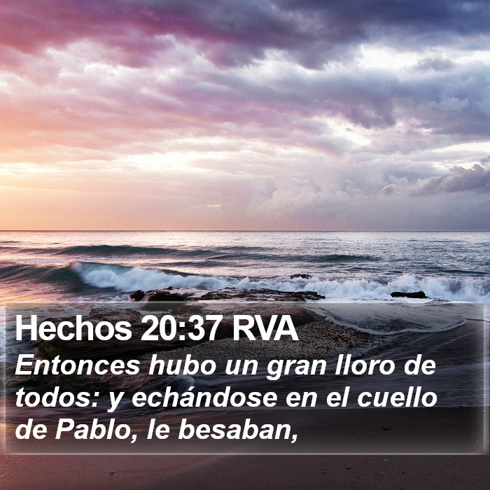 Hechos 20:37 RVA Bible Study