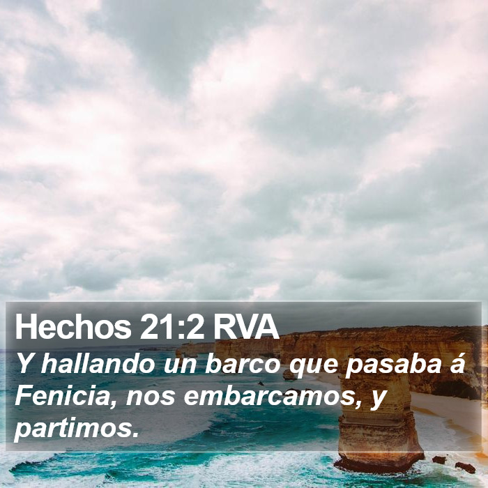 Hechos 21:2 RVA Bible Study