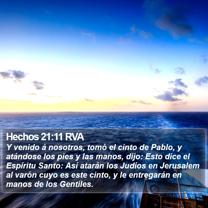 Hechos 21:11 RVA Bible Study