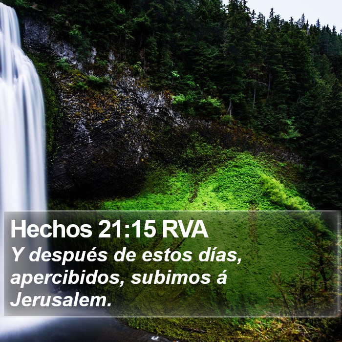 Hechos 21:15 RVA Bible Study