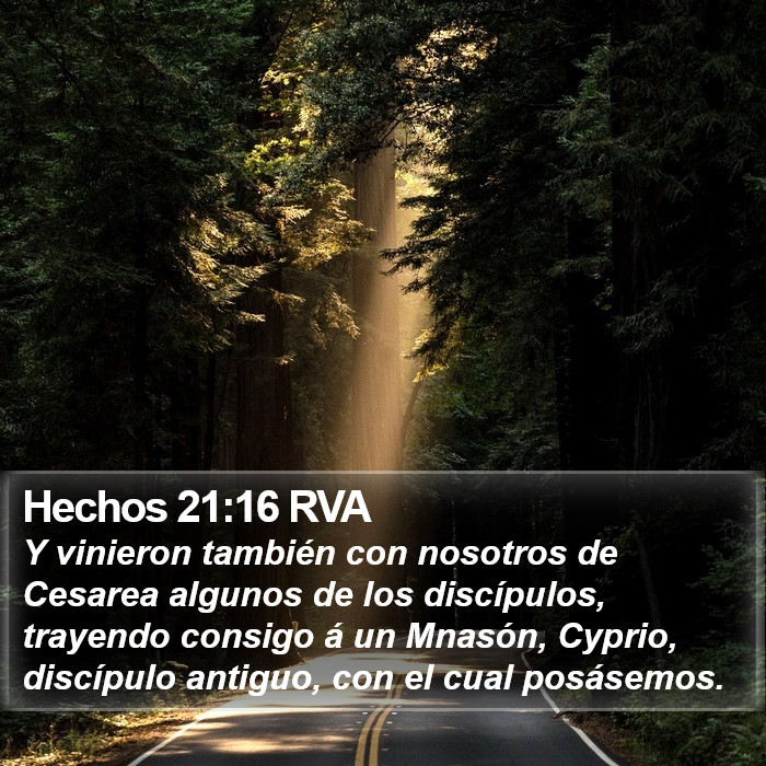 Hechos 21:16 RVA Bible Study