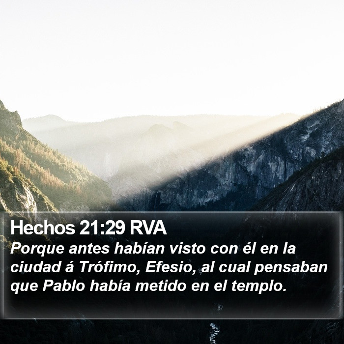 Hechos 21:29 RVA Bible Study