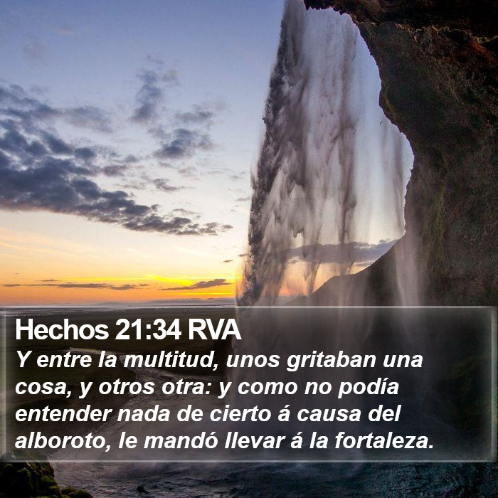 Hechos 21:34 RVA Bible Study