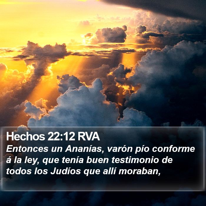 Hechos 22:12 RVA Bible Study