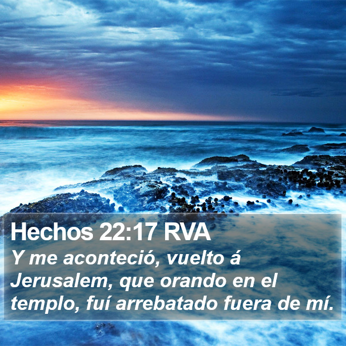 Hechos 22:17 RVA Bible Study