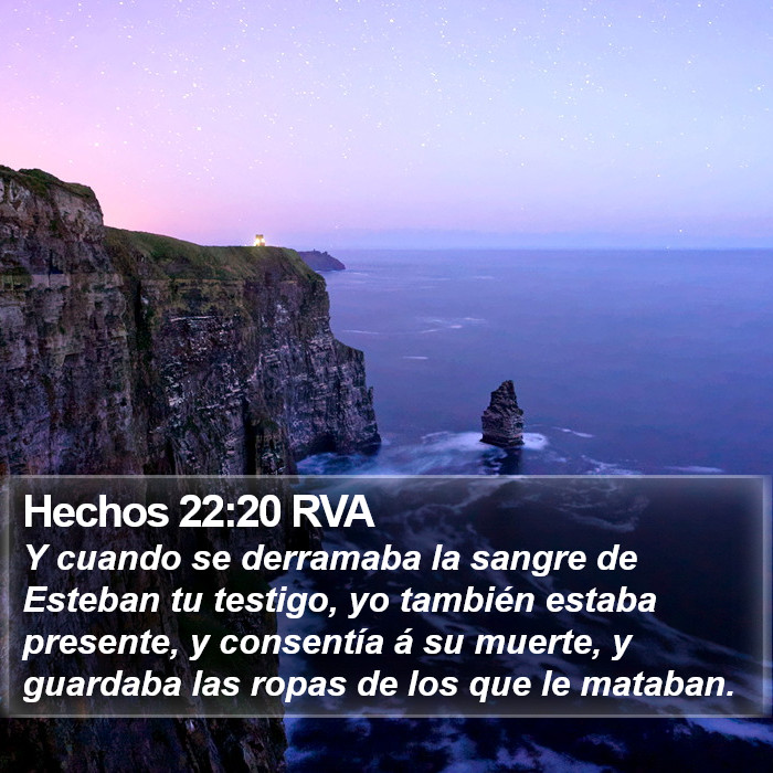 Hechos 22:20 RVA Bible Study