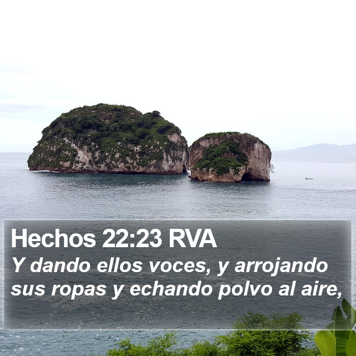 Hechos 22:23 RVA Bible Study