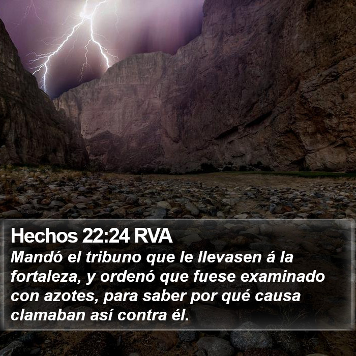 Hechos 22:24 RVA Bible Study