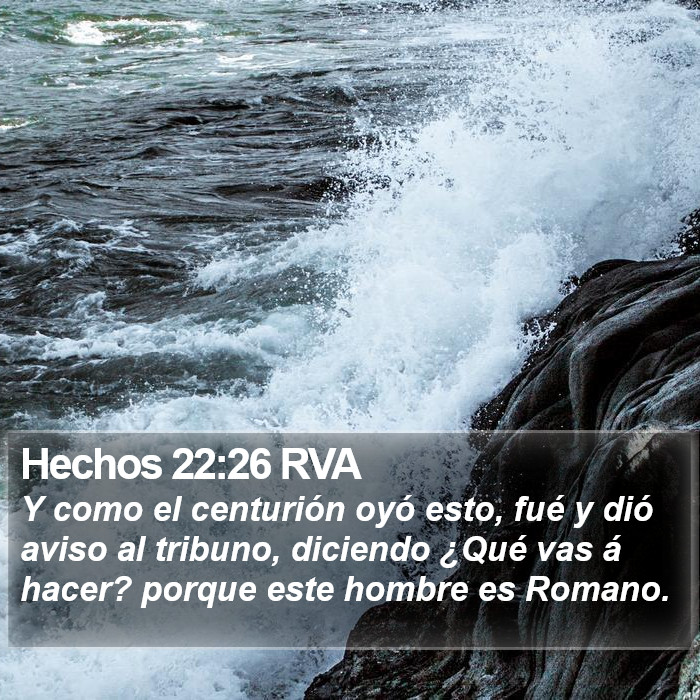 Hechos 22:26 RVA Bible Study