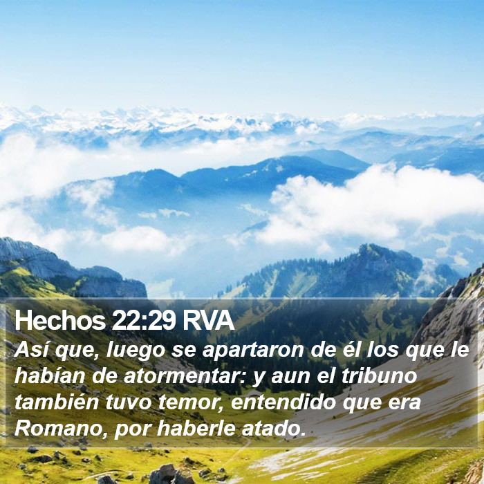 Hechos 22:29 RVA Bible Study