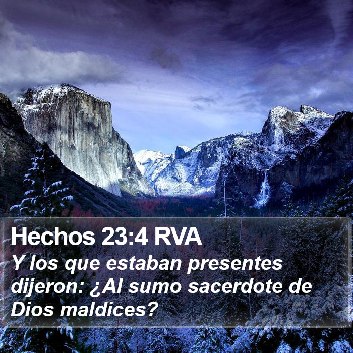 Hechos 23:4 RVA Bible Study