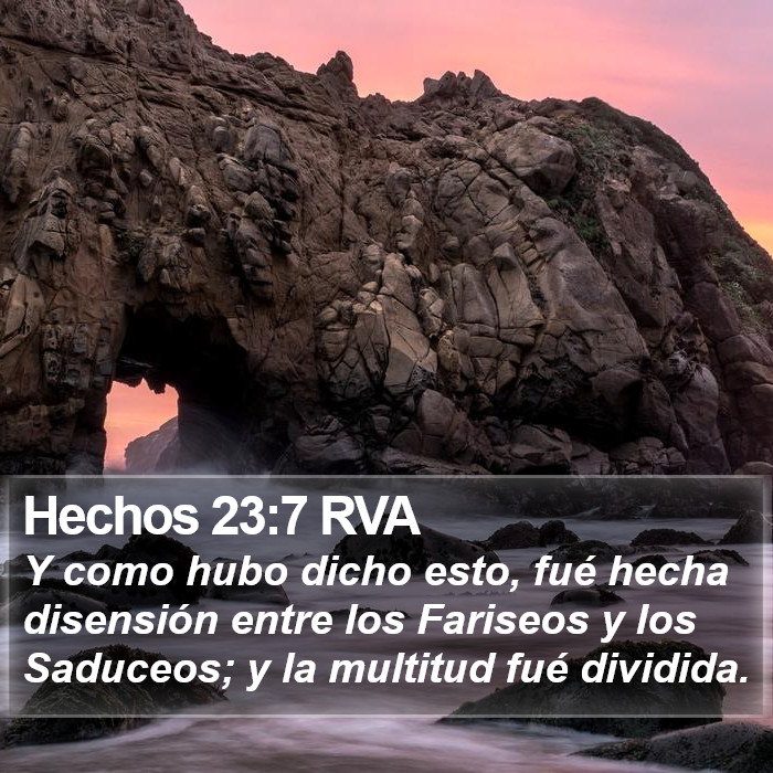 Hechos 23:7 RVA Bible Study