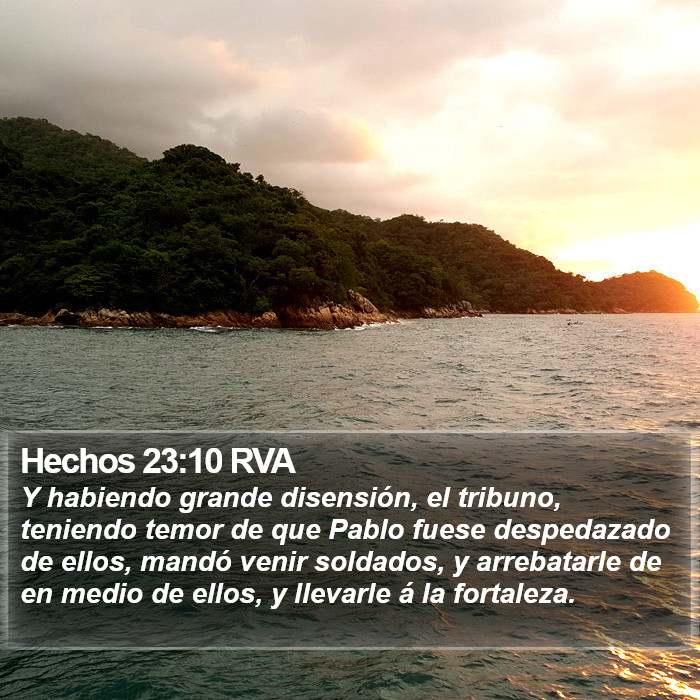 Hechos 23:10 RVA Bible Study